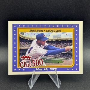 2005 Fleer Tradition Club 3000/500/300 Insert Ernie Banks 1 CLUB Print Run /175